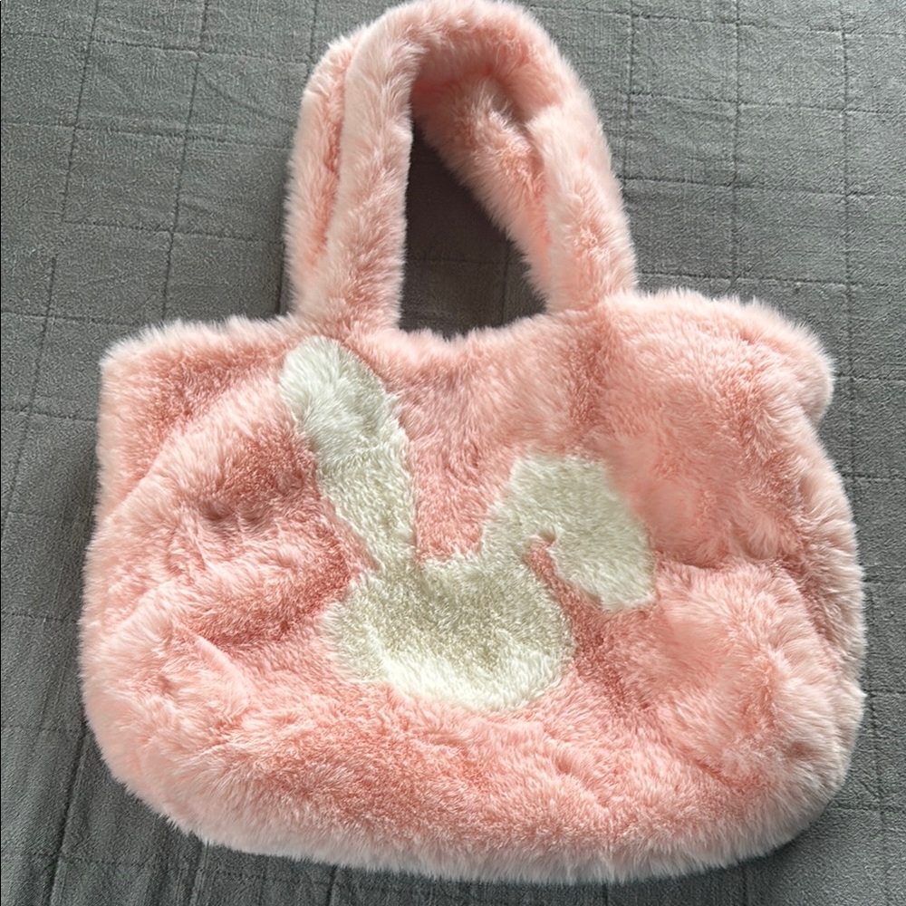 Chic Pink and White Tote Bag for Everyday Style